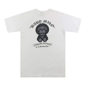 BAPE x Chrome Hearts Baby Milo Tee - White