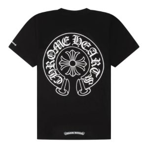 Chrome Hearts Black ​Horseshoe Pocket T Shirt