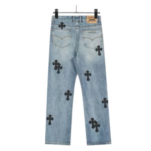 Chrome Hearts Cross Design Premium Jeans