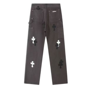 Chrome Hearts Cross Patch Carpenter Pants