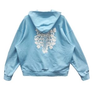 Chrome Hearts Dagger Baby Blue Hoodie