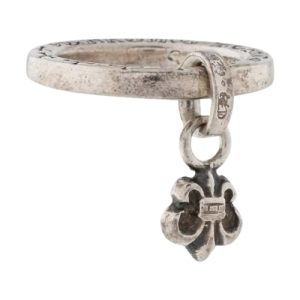 Chrome Hearts Fleur de Lis Charm Ring Silver