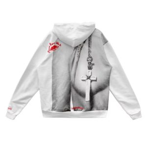 Chrome Hearts Laurie Lynn Stark Love You Portrait Red Letter Hoodie