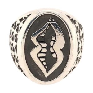 Chrome Hearts Matty Boy Chomper Silver Band Ring