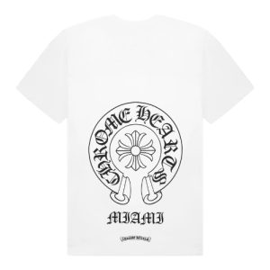 Chrome Hearts Miami Horseshoe Tee White
