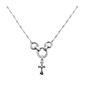 Chrome Hearts Silver Babyfat Cross Body Chain