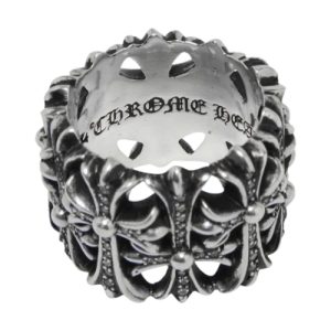 Chrome Hearts Silver Cemetery Ring