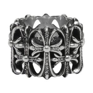 Chrome Hearts Silver Cemetery Ring
