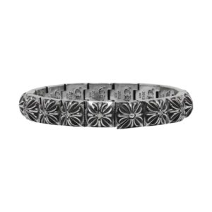 Chrome Hearts Silver Cross Link Bracelet