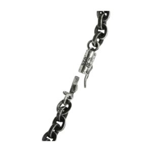 Chrome Hearts Silver Paper Chain Necklace