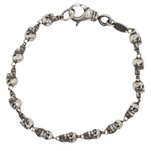 Chrome Hearts Foti Delphino Skull Bracelet