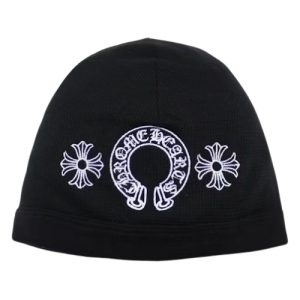 Chrome Hearts Horseshoe Skull Black Cap