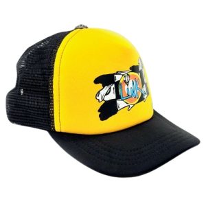 Chrome Hearts Matty Boy LINK Trucker Yellow Hat