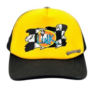 Chrome Hearts Matty Boy LINK Trucker Yellow Hat
