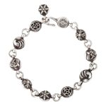 Chrome Hearts Silver Multi Ball Toggle Bracelet