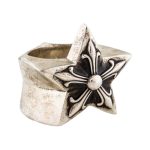 Chrome Hearts Silver Star Ring