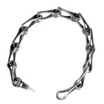 Chrome Hearts Silver Zipper Link Bracelet