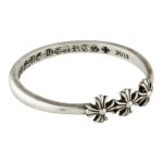 Chrome Hearts Triple Cross Band Ring