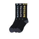 Chrome Hearts 3 Pack Black Socks