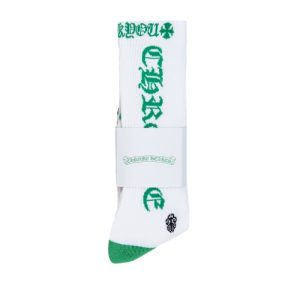 Chrome Hearts Green,Red and Black Socks