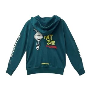 Chrome Hearts Anti Dote Green Hoodie