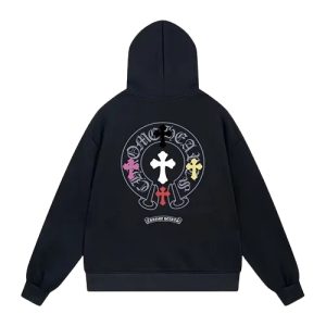 Chrome Hearts Black Cemetery Pullover Hoodie