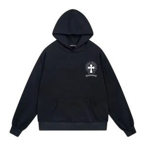 Chrome Hearts Black Cemetery Pullover Hoodie