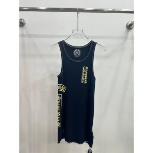 Chrome Hearts Black Yellow Tank Top