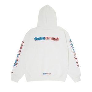 Chrome Hearts Matty Boy 4th July White Hoodie