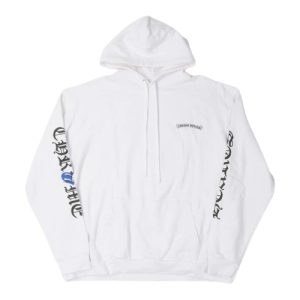 Chrome Hearts Tongue Lips White Hoodie